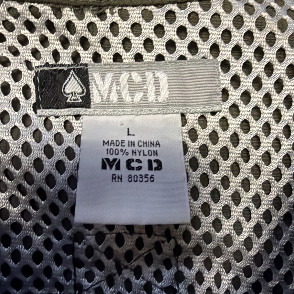 More Core Division Ripstop Military Jacket Size Large MCD Olive Green Skater Y2K - Picture 2 of 5